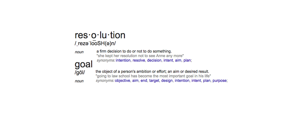 Month One of my New Year’s Resolution